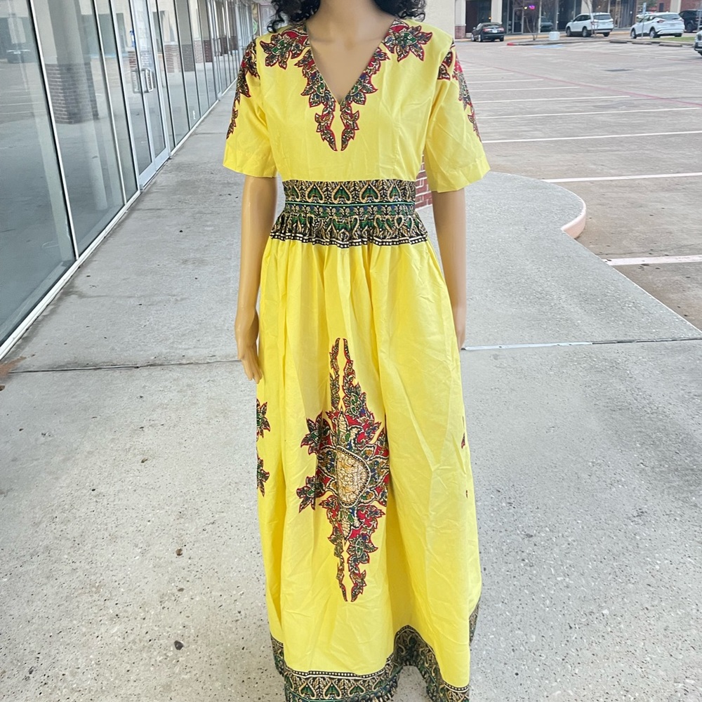 African clothing for women Ankara long maxi dress